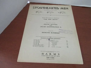 Partituras vintage 1943 "STOUTHEARTED MEN" de THE NEW MOON - Imagen 1 de 1