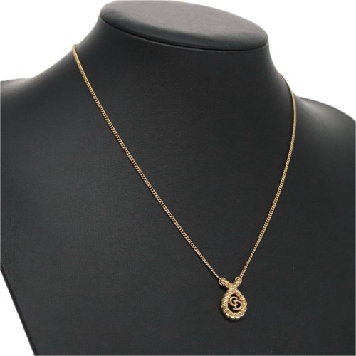 Collana Christian Dior metallo oro originale FF5418