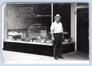 1940-50's HOW MUCH IS THAT TOILET IN THE WINDOW? NEUMAN PLUMBING & HEATING PHOTO - Picture 1 of 2