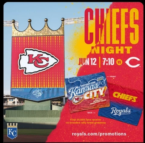 Kansas City Royals Kansas City Chiefs Rally Towel Cover