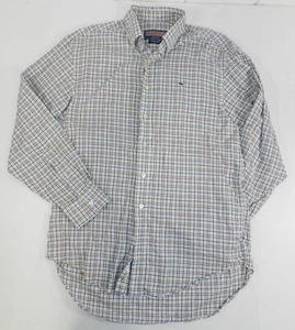 Vineyard Vines Dress Shirt Size SMALL plaid long sleeve Whale shirt (nn60) - Picture 1 of 5