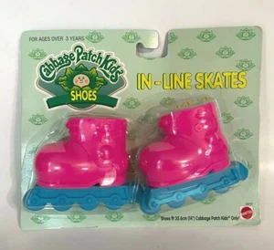Patines en línea vintage 1996 Cabbage Patch Kids rosa y azul nuevo de lote antiguo - Imagen 1 de 4