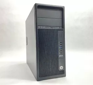 HP Z240 Workstation TWR Core i7-6700 3.4GHz 8GB 256GB NVMe Windows 11 PC R7-260X - Picture 1 of 10