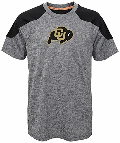 NCAA Colorado Buffaloes Boys  Outerstuff Gamma Short Sleeve Performance Tee Cover