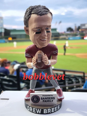 Round Rock Express Drew Brees Bobblehead Austin Westlake High School Uniform Cover