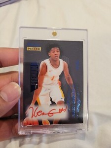 2022 Wild Card Matte Premium Auto Kennedy Chandler 46/100 blue ink  #MB-A