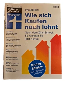 Finanztest August 2022 Immobilien; Kaufen, Mieten - Bild 1 von 1