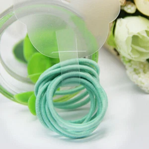 10pcs HairBands Elastics Bobbles Medium Thin Girl Kid Baby Women Endless School│ - Picture 1 of 40
