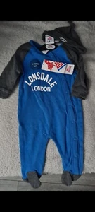 Baby Boy Lonsdale Babygrow - Picture 1 of 1