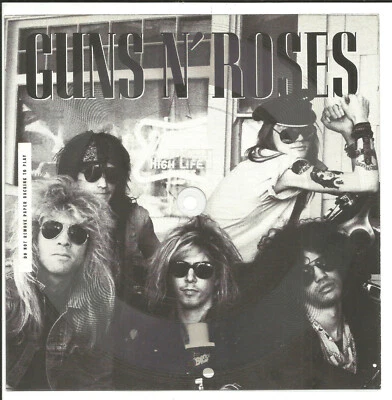 GUNS N ROSES Rare 1987 Sampler w/ STORIES CLEAR PROMO 7 INCH vinyl FLEXI 45 MINT - Image 1 of 2