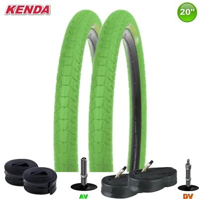 Kenda Krackpot Fahrrad Reifen Mantel Decke Grün 50-406  - Bild 1 von 2