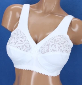 Glamorise Wireless Unlined Full Coverage Bra Size 38C #E9623 - Picture 1 of 6