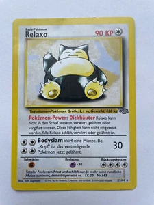 Pokemon Karte Relaxo 27/64 Vintage Dschungel deutsch - Bild 1 von 1