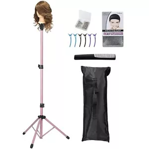 Adjustable wig stand tripod, a mannequin stand for placing wigs. - Picture 1 of 7