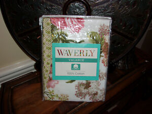 NIP Waverly Emma's Garden-Blossom Kristy Window Valance 18x52