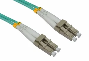 30m OM3 Fibre Optic Cable LC to LC Duplex Network Lead MM Patch LSZH Cable - Picture 1 of 1