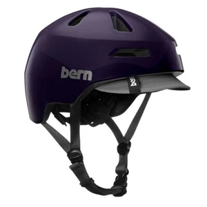 Bern Brentwood FlipVisier casco de bicicleta casco urbano de cercanías brillante púrpura profundo "L" - Imagen 1 de 7