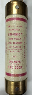 ☑️ Gould Shawmut A6D80R Dual Element Time-Delay Fuse 80 A 600 V ( Loc4B29 ) - Image 1 of 4