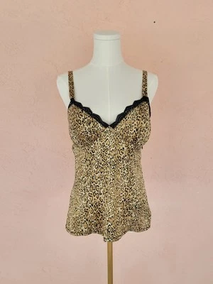 Guess 复古豹纹吊带背心 Y2K — 第 1/4 张图片