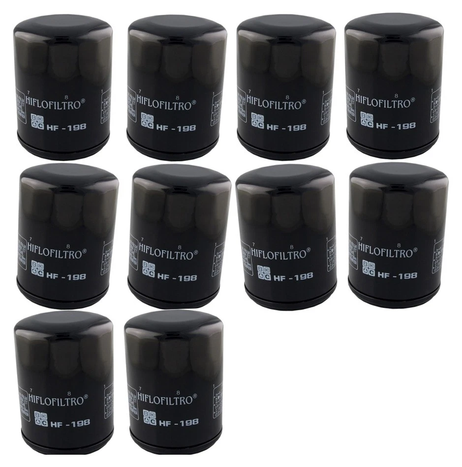 HF198 Oil Filter - Black - 10 Pack - Image 1 of 4