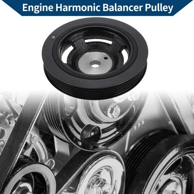 Engine Harmonic Balancer Crank Pulley for Hyundai Santa 6 Groove No.231243E010 - Изображение 1 из 4