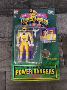Figura de acción Bandai Yellow Mighty Morphin Power Rangers Trini 1994 TOTALMENTE NUEVA - Imagen 1 de 5