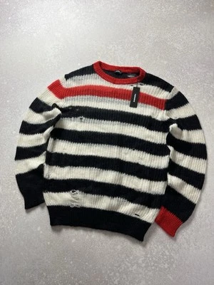 New With Tags Diesel K-Dock Avant Garde Nylon Mohair Wool Sweater Size L - Image 1 of 4