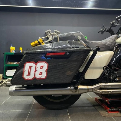 Tubo de escape de longitud completa 2 en 1 para Harley Road King Touring 2012-2023 Foto 1 de 4