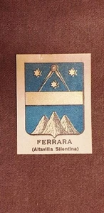 Stemma Ferrara (Altavilla Silentina) Cromolitografia del 1880 Annuario nobiltà - Picture 1 of 1