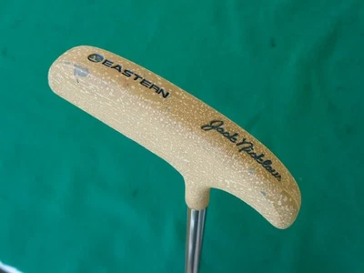 Rare Jack Nicklaus Eastern Putter Mens RH Steel Golf Club Leather Grip - Image 1 of 4