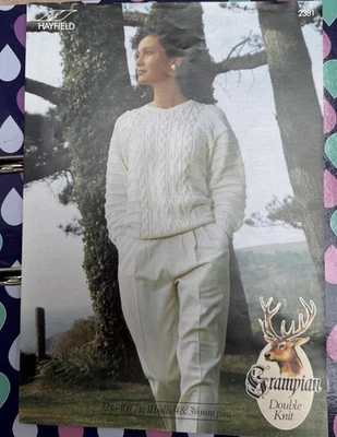 Hayfield  knitting pattern 2381. DK sweater 32-40". NEW, ex Shop Stock  - Image 1 of 2