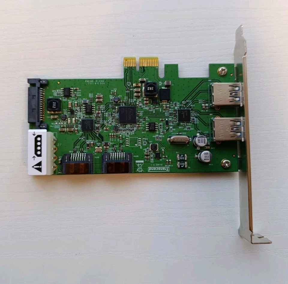 Transcend TS-PDC3 PC SATA-III Expansion Card USB 3.0 Scheda - Immagine 1 di 3