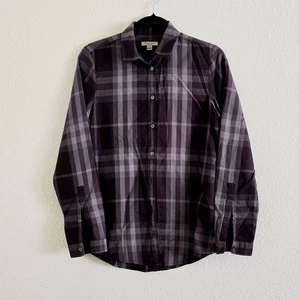 Burberry Brit Nova Check Langarm Hemd mit Knopfleiste kariert Größe M - Bild 1 von 8