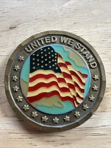 UNITED WE STAND PROUD TO BE AN AMERICAN Challenge Coin - Bild 1 von 9