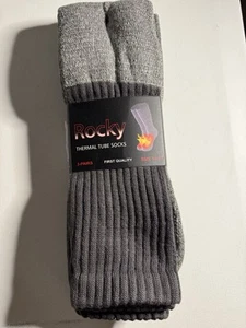 Rocky Cotton Boot Socks For Men & Women (Thermal & Insulated) Size 10-13 3PK - Picture 1 of 9