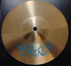 BUTCH VIG GARBAGE DRUMMER NIRVANA PRODUCER SIGNED AUTOGRAMM 8" DRUM BECKEN SELTEN - Bild 1 von 3