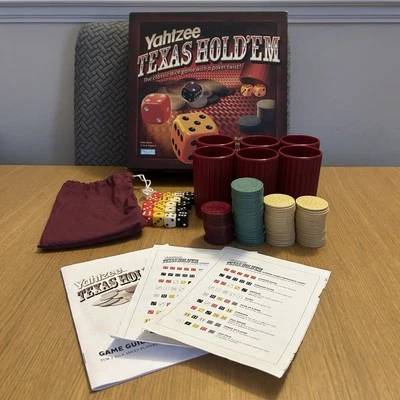 Yahtzee Texas Hold’em Dice Game Parker Hasbro Complete 2004 - Image 1 of 4