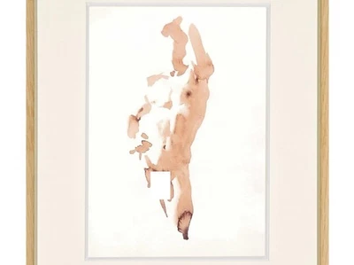 Acuarela Estilo Moderno Contemporáneo Hombre Desnudo Acuarela Pintura Foto 1 de 4