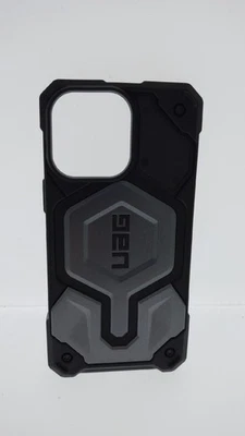 Funda UAG MONARCH PRO con Magsafe iPhone 14 Pro Max Plateada Cuero Grano Superior Foto 1 de 3
