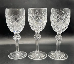 3er Set Waterford POWERSCOURT Kristall Weißweingläser 6,5" hoch - Bild 1 von 6