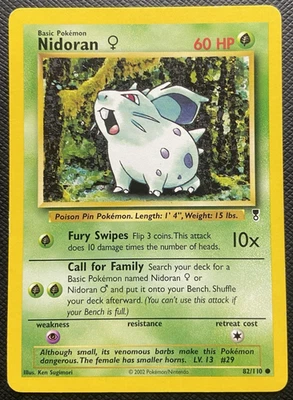 Nidoran 82/110 Legendary Collection LP Pokemon 2002 - Image 1 of 2