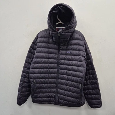 Patagonia Down Sweater Puffer Padded Purple Hoody Hooded Jacket Coat Size Large - Image 1 of 4