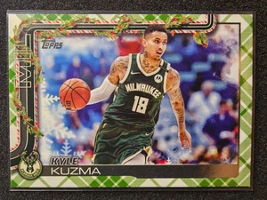 2025 Topps Holiday - Kyle Kuzma [Plaid] H45 Bucks *NM* - Bild 1 von 2