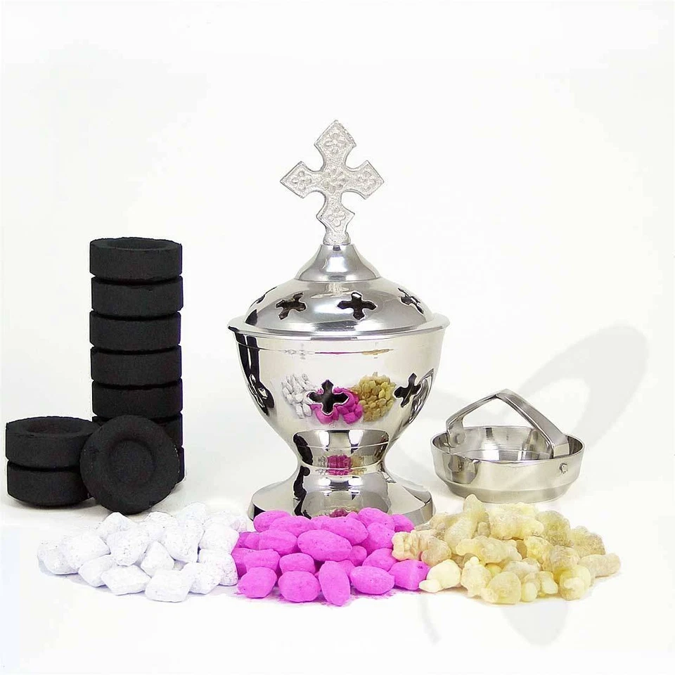 2927 Handmade Censer out of Brass church incense burner distiller кадильница - Image 1 of 1