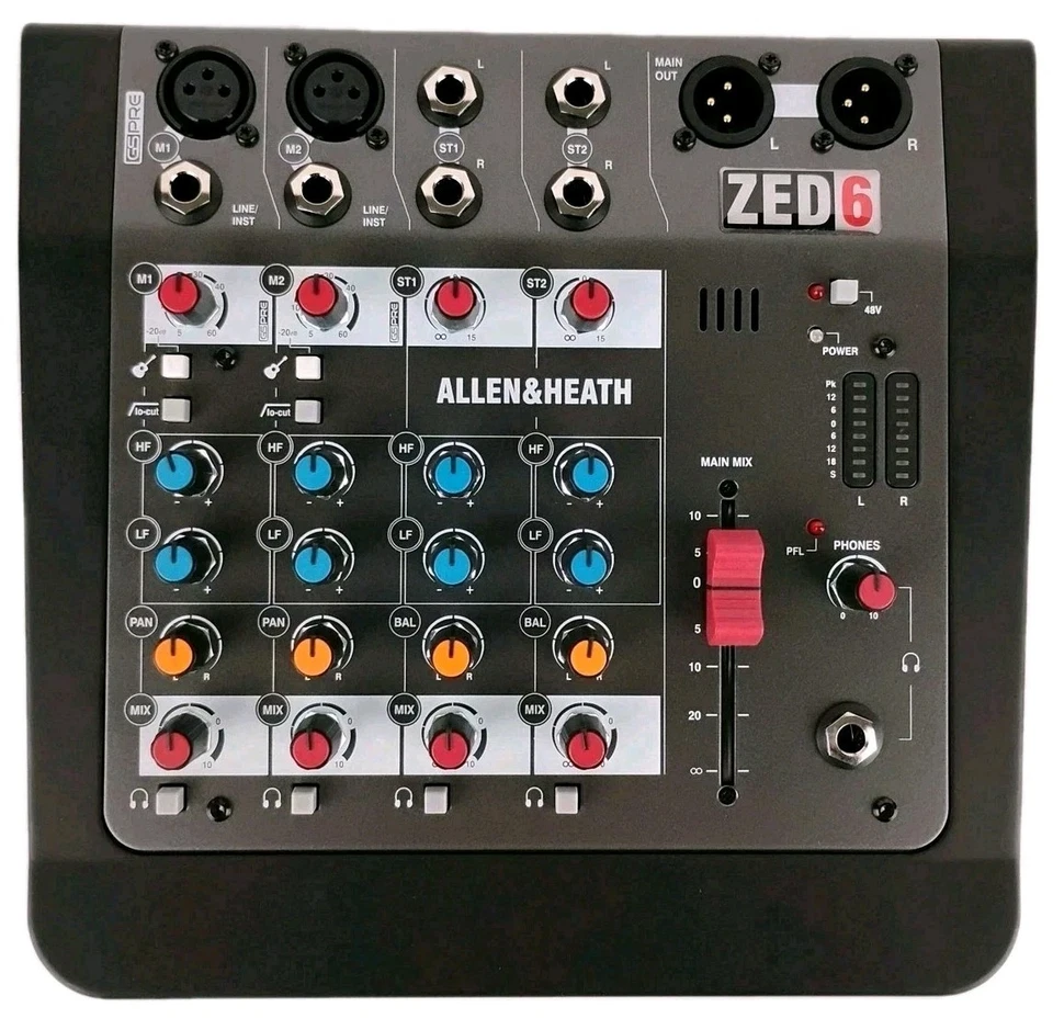 ZED-6 Ultra Compact 6-Input Audio Mixer  - Image 1 of 4