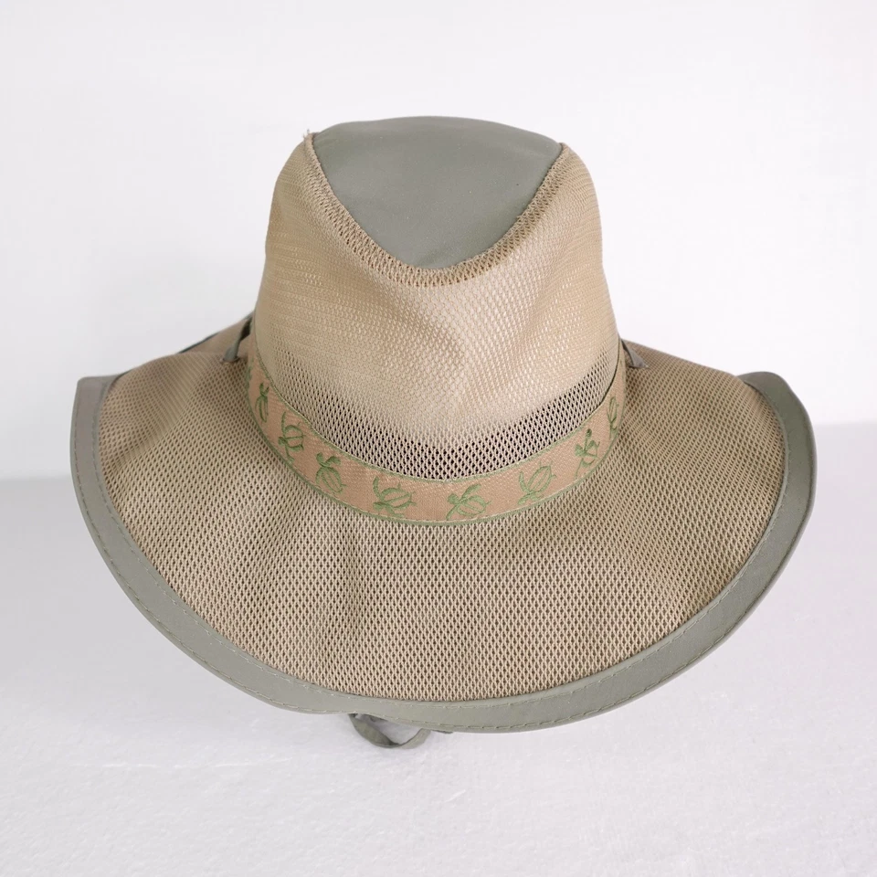 Dorfman Pacific Sombrero Vaquero Malla Correa Trasera XL Exterior Tortuga Banda Para Hombres Western Foto 1 de 4