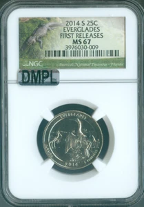 2014 S Everglades Quarter NGC MS67 F.R MAC DMPL . - Picture 1 of 2