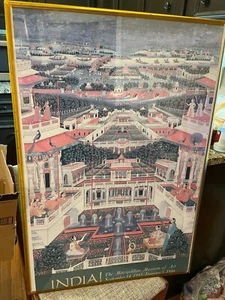 PÓSTER DE EXPOSICIÓN DEL MUSEO METROPOLITANO DE ARTE DE LA INDIA 1985-1986 24""x36"" envío gratuito - Imagen 1 de 11