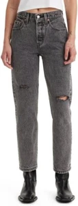 Levi's 501® Cropped Straight-Leg High Rise Jeans Women's 27 x 26 Sophisticated - Picture 1 of 17