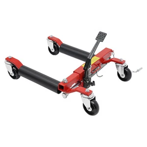 Hydraulic Positioning Car Wheel Dolly Jack Lift Hoists Moving Vehicle 2 Tons - Picture 1 of 24